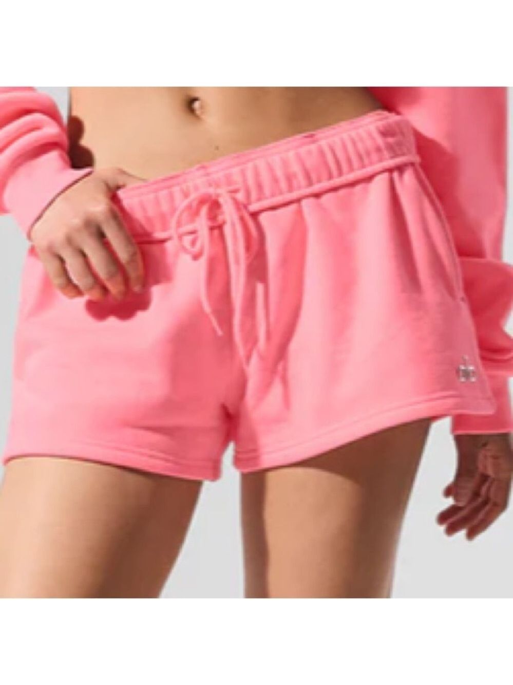 Alo Yoga Neon Bubblegum Pink Accolade Athletic Shorts NWT - Picture 4 of 9